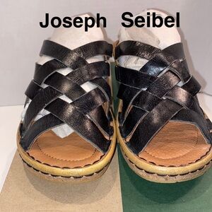 NIB Woven Leather Kira ll Sandals W/Box